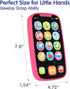 BABYFUNY Toys for 1 Year Old Girl, 15 Functions Phone Toy for 1+ Year Old Girl, Pink Gifts for Kids