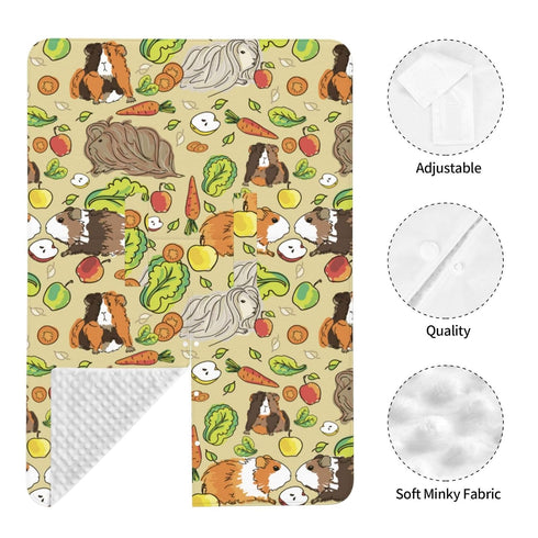 Zhbvncp Funny Guinea Pigs Baby Car Seat Cover & Breastfeeding Nursing Cover - Breathable Stretch Fabric Multi-Use