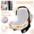 Pea Pod Car Seat Covers for Babies - Breathable Mesh Canopy with Kick-Proof, Soft Stretchy Protection - Newborn