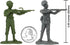 BMC Toys WW2 40pc Playset BMC D-Day Plastic Army Men - Utah Beach Soldier Figures