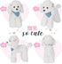 Athoinsu 12" Realistic White Poodle Puppy Stuffed Animal, Soft Adorable Plush Toy for Kids