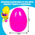 150 Pack Giraffe Fillable Easter Eggs Bulk Multi Color Empty Plastic Eggs for Kids - Easter Basket Stuffers for Kids