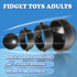 2 Fidget Toys Adults PCs , Sensory Figette Spinner Anxiety Stress Relief Toys Quiet Fidgets Gyro for Autism ADHD Kids