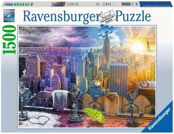 Ravensburger Day and Night New York Skyline 1500 Piece Puzzle for Adults