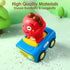 1-3, Set, 6-9-12-18 1st 1-2 iPlay, iLearn Press Go Car Toys for Toddlers Baby Animal Race Cars, Infant Play Car Push Go