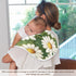 YETTASBIN Daisy Flower Muslin Baby Burp Cloth, Super Soft Absorbent Cotton Burp Rag Baby Bibs Feeding Cloth for Newborn