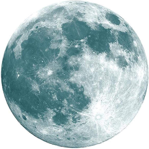 Glow Moon Wall Stickers, Luminous Stickers for Kid Room Decoration, Glow in The Dark Wall Decals