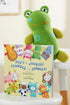 Fair Trade Organic Stuffed Animal - Flop The Frog for Cuddly Comfort