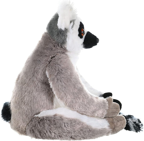 Wild Republic Cuddlekins Ring Tailed Lemur Plush, Stuffed Animal, 12 Inches, Gifts for Kids, Plush Toy
