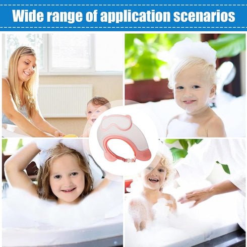 Generic Baby Hair Washing Shield - Bath Visor For Toddler, Babys Shower Cap Shield | Adjustable Waterproof Babyss