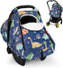 Winter Baby Car Seat Cover for Boys Girls, Warm and Cozy Infant