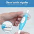 Dr. Brown's Blue Baby Bottle Drying Rack with Cleaning Brush