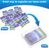 6 Pcs Playing Card Boxes - Clear Plastic Card Deck Cases for Trading Card Storage, Compatible with MTG TCG