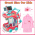 Aowjoy Set 3 4 5 6 7 8 9 Doctor Kit for Toddlers - Pretend Doctor Play for Kids - Role Play Medical Toys with Costume