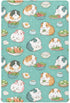 Pigsaly Crib Sheets Kawaii Guinea Pigs Baby Sheet for Standard Crib Mattress Boys