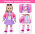 18 Inch Set Playsets Backpack American Doll Clothes and Makeup Accessories - Dolls Makeup and Outfit Bundle