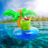 9Pcs Doll Swimming Pool Inflatable Float, Flamingos, Donuts, Pineapples, Shells, Crabs, Rabbit Drink Holder