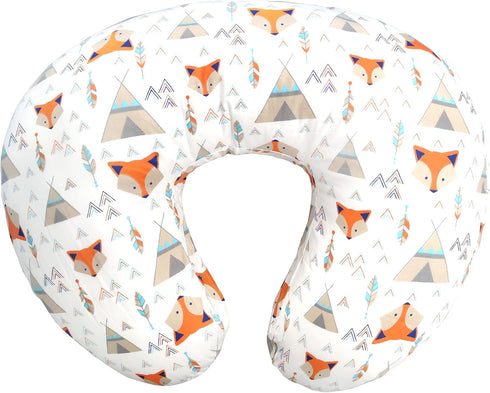LAT Nursing Pillow for Breastfeeding,100% Cotton Removable Cover,Ergonomic Breast Feeding Pillows for