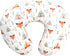 LAT Nursing Pillow for Breastfeeding,100% Cotton Removable Cover,Ergonomic Breast Feeding Pillows for