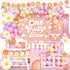 Hombae Groovy One Birthday Decorations, Hippie Daisy First Party Decor, Boho Themed Backdrop