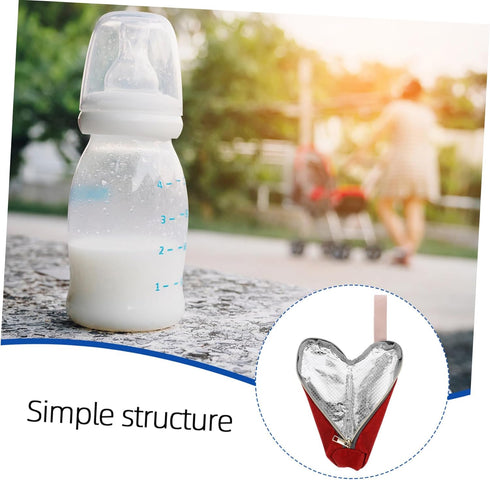Toddmomy Thermal Baby Feeding Bottle Warmer Tote Bag for Moms Insulated Milk Bottle Portable Travel Bag Adjustable
