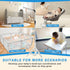 Quynhni 56-78" 180 Baby Crib Mobile Arm,Mobile Hanger for Crib Adjustable Height Top Can Rotate Suitable for Baby Girls