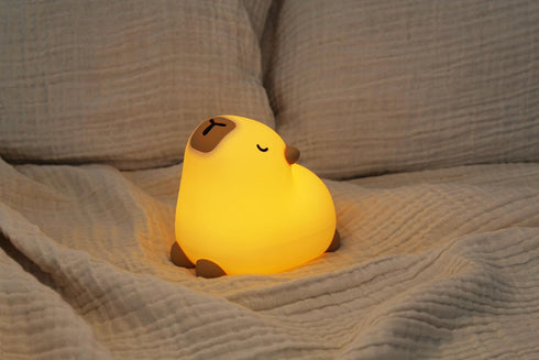 Dimmable Winkee - Capybara Pebble Night Light, Baby Night Light, Nursing Light, Touch, Night Lamp, USB Charging