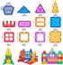102PCS Magnetic Tiles Building Blocks Stem Toys for 3+ Year Old Boys and Girls, Montessori Toddler Gifts