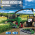 2 2.4Ghz fisca Remote Control Harvester Tractor with Grian Combine Heads, RC Farm Tractor Truck Farm Vehicle Toy
