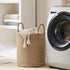 58L Jute Rope Laundry Hamper Basket by YOUDENOVA, Tall Laundry Basket, Baby Nursery Hamper for Blanket Storage