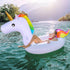 TURNMEON 102" Giant Flamingo Pool Float, Inflatable Summer Beach Float for 2-4 Multi Players, Kids & Adults