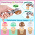 Peccvon Counter Playset 3 4 5 6 Mini Wooden Ice Cream Toys for Kids Pretend Play Kitchen Food Toys, Shop for Toddlers