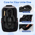 3 Set, 2-in-1 Newborn Car Seat Head Support with Shoulder Covers Reversible Infant Car Seat Insert, Thickened Car Seat