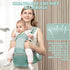 6-in-1 0-36 Baby Carrier with Hip Seat for Newborn to Toddler, Ergonomic Infant Carrier for Month Baby, All Positions