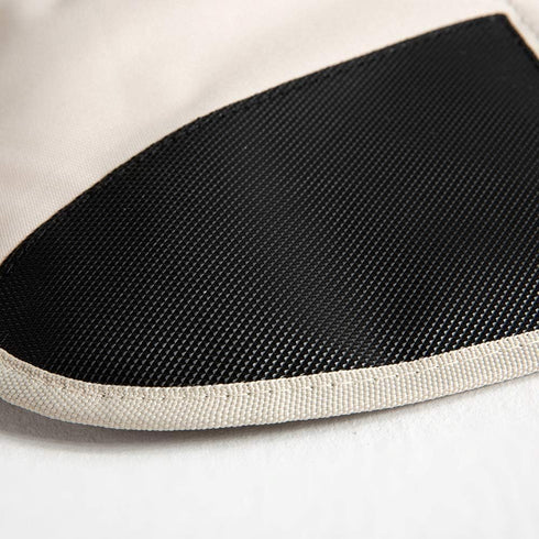600D funbliss car seat Protector for Child car seat Beige Thick Padding Carseat Kick Mat with Organizer