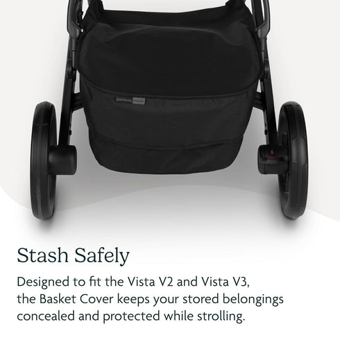 V2 V3 UPPAbaby Basket Cover for Vista and Vista Strollers - Protects and Conceals Belongings - Easy Attachment