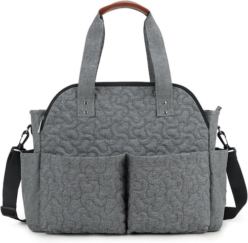 MEYTEILAY Diaper Bag Tote Large Multi-Function Baby Changing Bag for Mom Travel Nappy