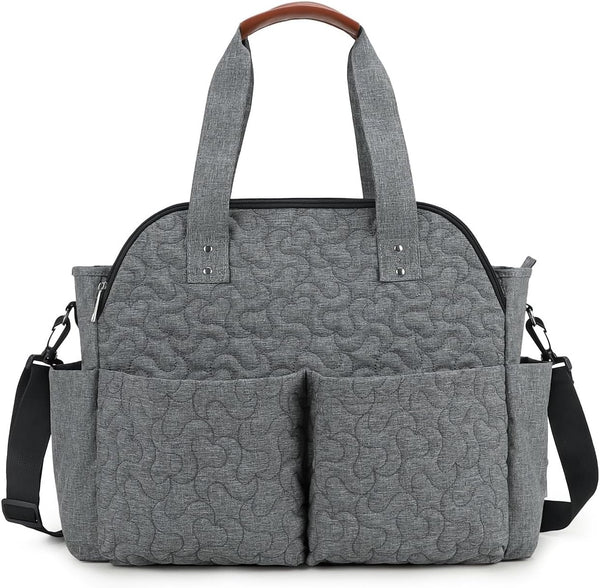 MEYTEILAY Diaper Bag Tote Large Multi-Function Baby Changing Bag for Mom Travel Nappy