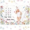 Nuanchu Baby Monthly Milestone Blanket Baby Girl Boy 60" x 40" Soft