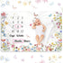 Nuanchu Baby Monthly Milestone Blanket Baby Girl Boy 60" x 40" Soft