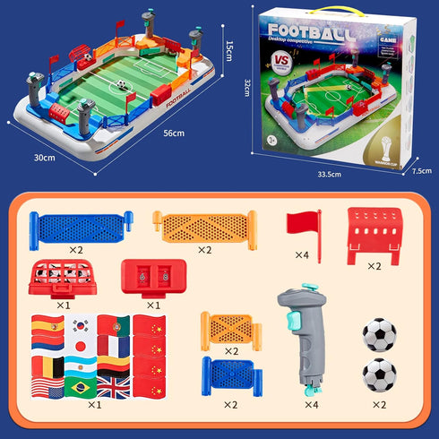 Mini Foosball Games 2022 - New Tabletop Football Soccer Pinball for Indoor Game Room, Family Board Game