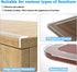 KAIYUER 1.57 13.12 in x FT,Edge Corner Protector Baby Proofing,Soft Clear Furniture Table Corner Guard & Edge Safety