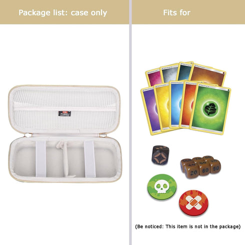 Cards Holder Case for Pokemon TCG Cards, Holds Up to 200 Cards for Five Crowns, UNO, Phase 10 Playing Game Cards