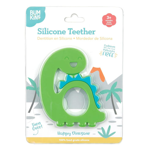 3 Bumkins Baby Teething Freezer Toy Keys Rings, Soft Flexible Silicone Pacifier, Safe to Chew, Cool Teether Gum Relief