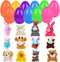 12 PCS Easter Eggs Filled with Mini Plush Animal Toys, Easter Basket