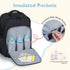 mommore Backpack 37L 15.6'' Diaper Bag Large Baby Bag with Laptop Sleeve Mom Bags with Insulated Pockets, Changing Pad