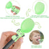 Construction Toddler Utensils, Portable Forks and Spoons Set for Ages 1-5, Green