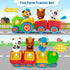 1 2 3 Set 3 12 18 24 Animal Farm Tractor Toy for Toddler Years Old, Musical Tractor with Farm Animals, Montessori