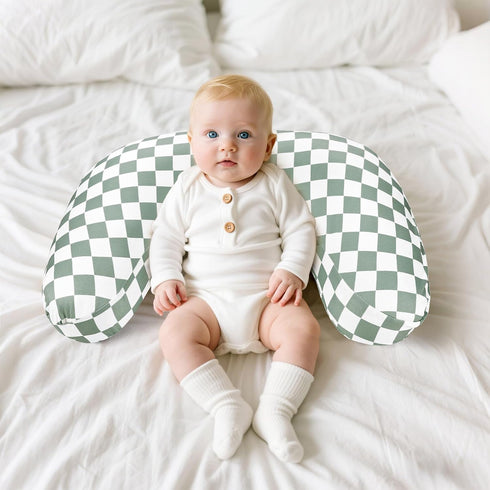 DILIMI Nursing Pillow Cover, Soft Stretchy Nursing Cover for New-Designed Breastfeeding Pillow, Removable Slipover