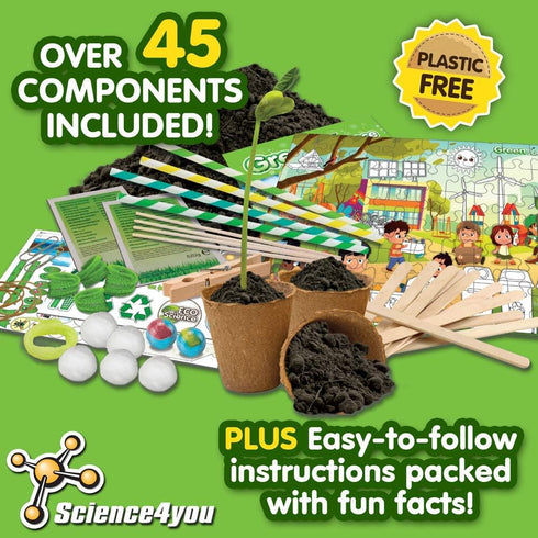 PlayMonster Science4you Green Science - 15+ Experiments for Kids to Learn About Nature